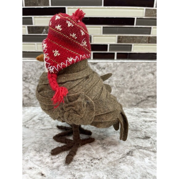 2013 SPRITZ Featherly Friends Winter Christmas Bird Red Hat Wondershop - Picture 2 of 6